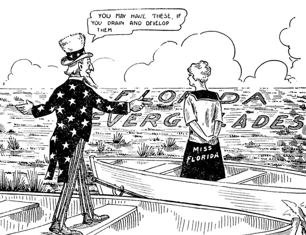 1916 Back to Broward Cartoon